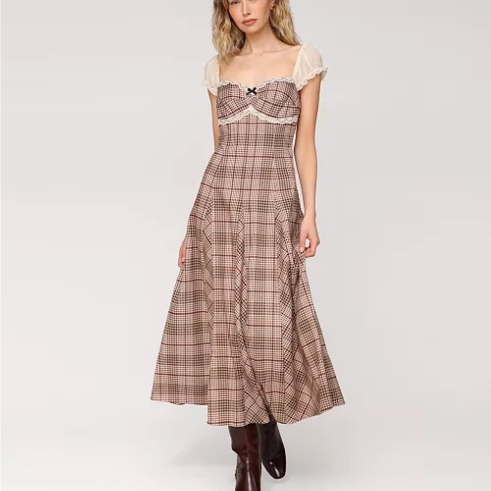 NWT Avec Les Filles Midi Dress 8 - Picture 3 of 10